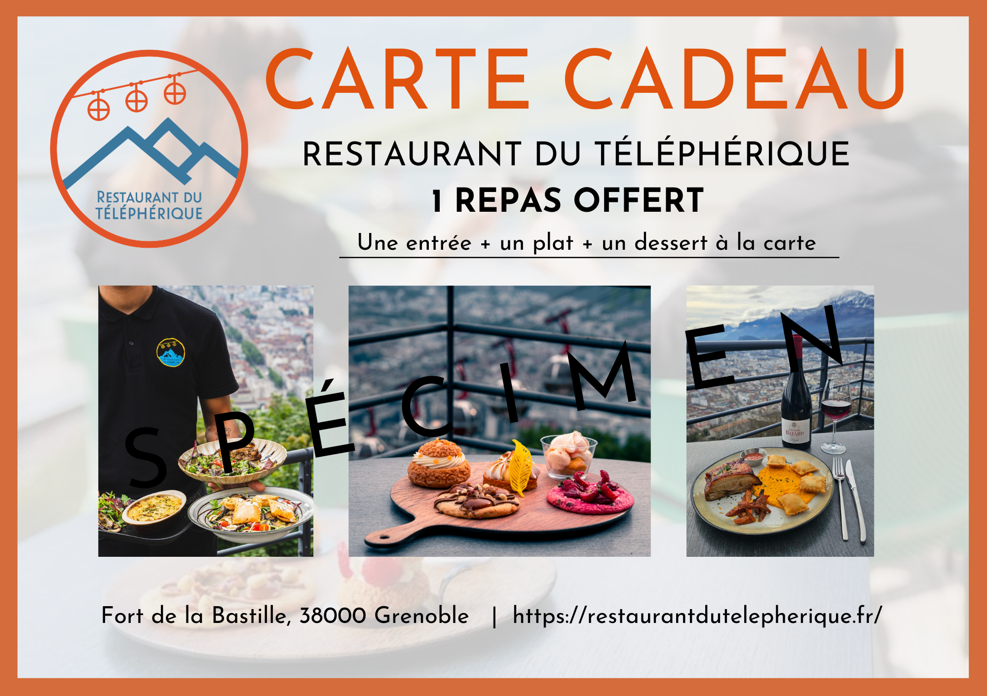 Carte cadeau Restaurant du Téléphérique